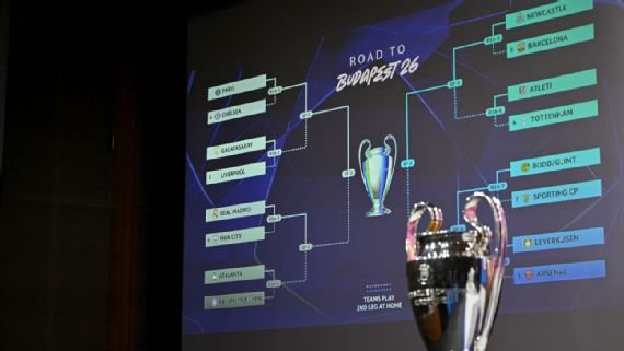Champions League: ya se definieron los emparejamientos de octavos de final
